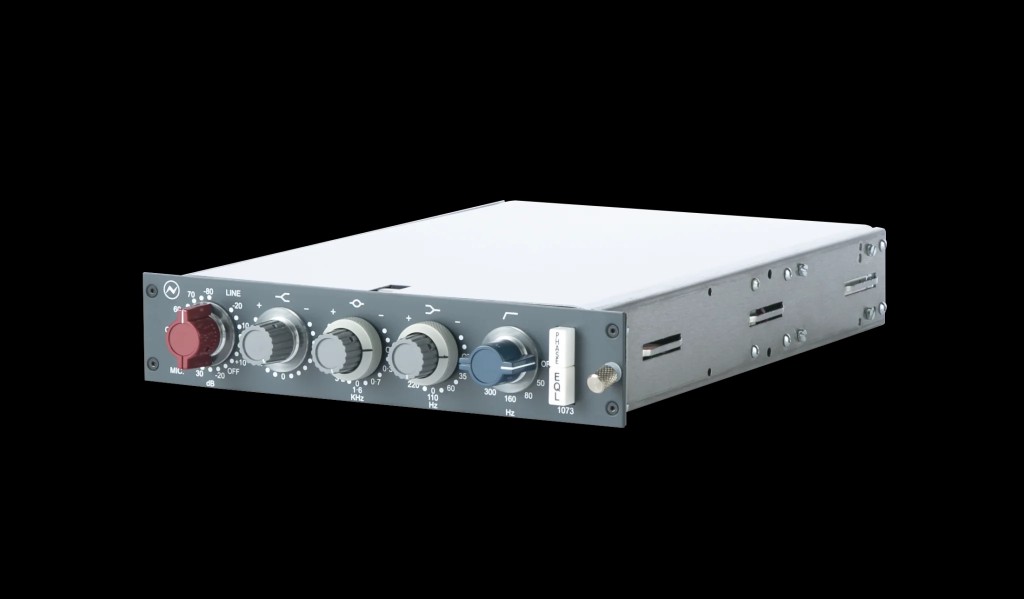 AMS Neve 1073 Classic H — left 3/4 view showing gain knob